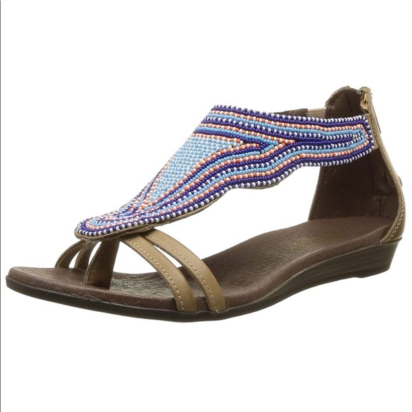 pikolinos alcudia beaded sandals